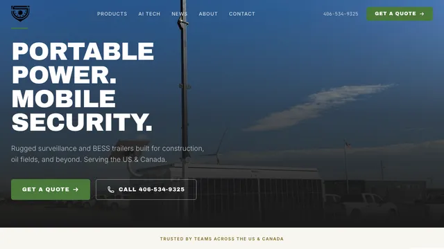 Security View - Mobile Surveillance & Power Systems